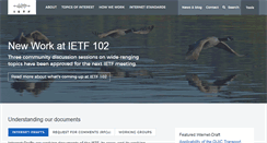 Desktop Screenshot of ietf.org