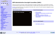 Tablet Screenshot of iaoc.ietf.org